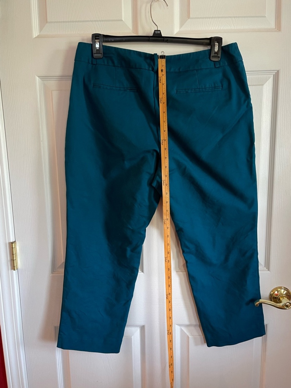 Worthington Teal Curvy Fit Capris - Picture 3 of 11